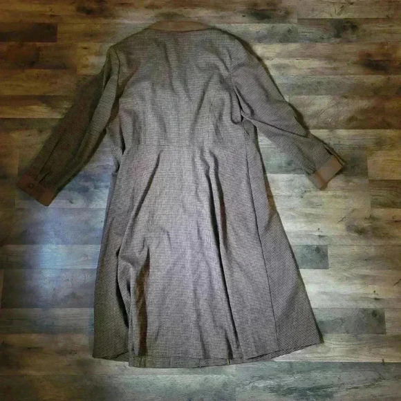 Vintage Positive Attitude 2-Piece Duster Coat With Belt Size 16 - Picture 10 of 11
